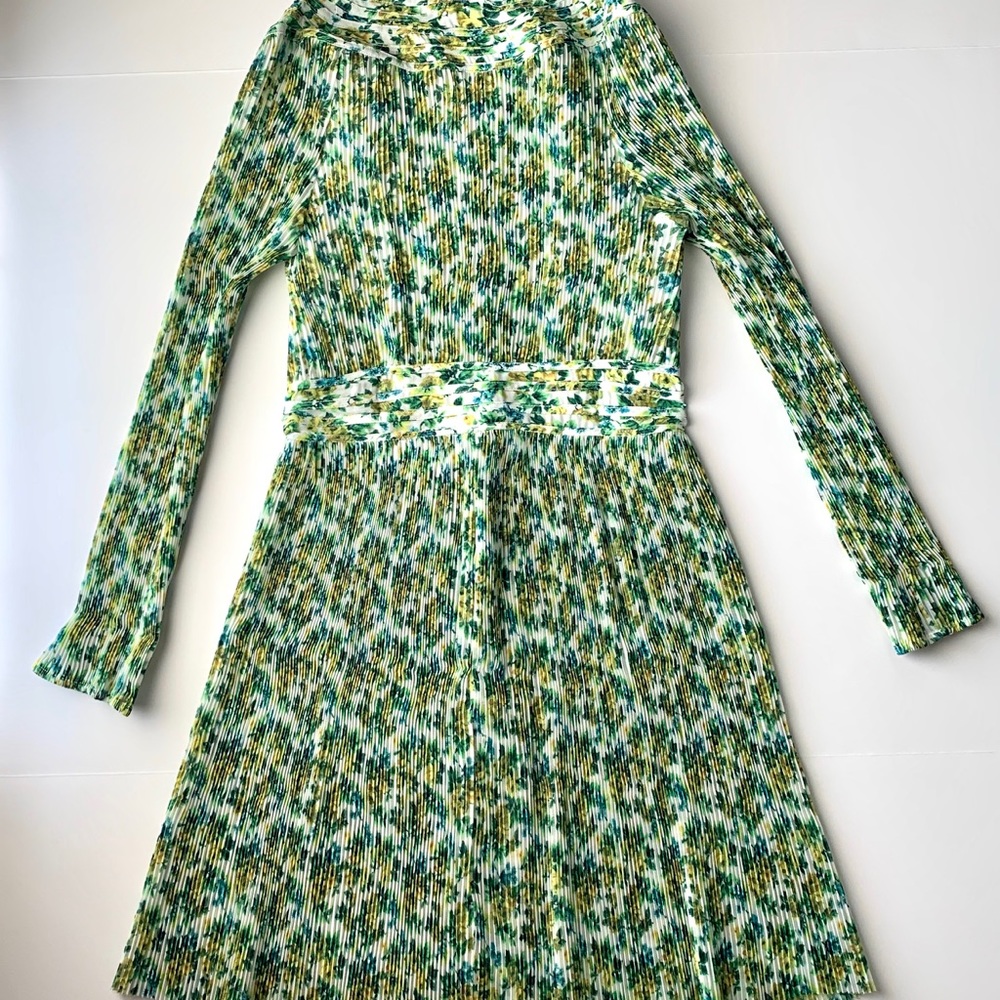 O.P.T X EMILY LUCIANO • Pleated Midi Dress - Picture 11 of 11